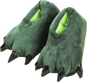 acdiac Unisex Soft Monster Claw Slippers Fun Dino Slippers Animal Paw Shoes For Men Women Boy Girl With Home Halloween Party Cosply Costume Footwear