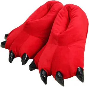 acdiac Unisex Soft Monster Claw Slippers Fun Dino Slippers Animal Paw Shoes For Men Women Boy Girl With Home Halloween Party Cosply Costume Footwear