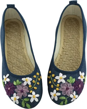 AMDBEL Ballet Flats Shoes for Women Dressy Women's Flat Dress Shoes Black Ballet Shoes Dress Shoes Suede Bow Round Toe Flats