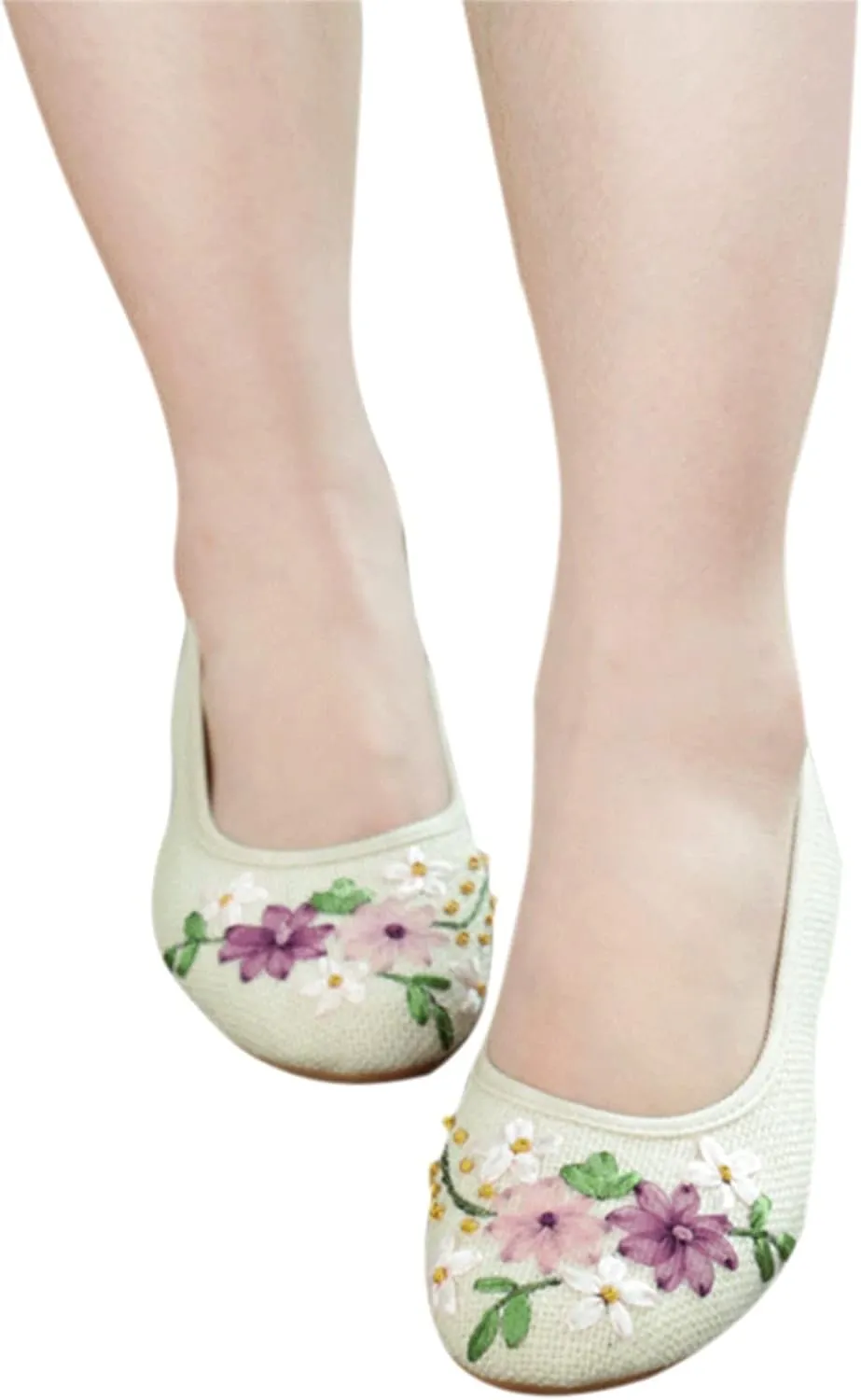 AMDBEL Ballet Flats Shoes for Women Dressy Women's Flat Dress Shoes Black Ballet Shoes Dress Shoes Suede Bow Round Toe Flats