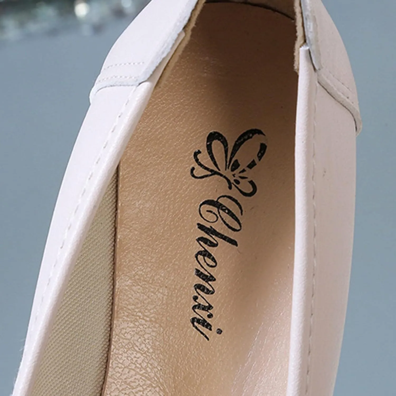 AMDBEL Flats Shoes Women Dressy Comfortable Women's Wedges Pumps Round Toe Mid Heels Closed Toe Dressy Pumps Wedge Shoes