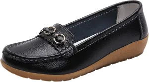 AMDBEL Loafers for Women 2024, Women's Loafers & Slip-ons Penny Comfort Shoes Dressy Office Work Slip on Leather Loafers