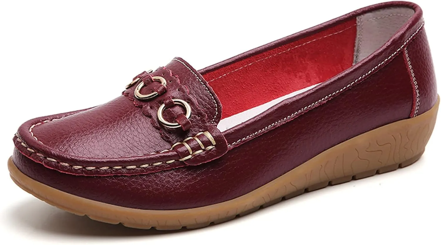 AMDBEL Loafers for Women 2024, Women's Loafers & Slip-ons Penny Comfort Shoes Dressy Office Work Slip on Leather Loafers