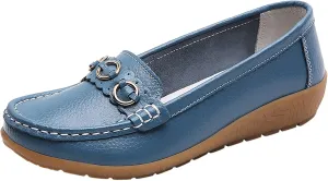 AMDBEL Loafers for Women 2024, Women's Loafers & Slip-ons Penny Comfort Shoes Dressy Office Work Slip on Leather Loafers