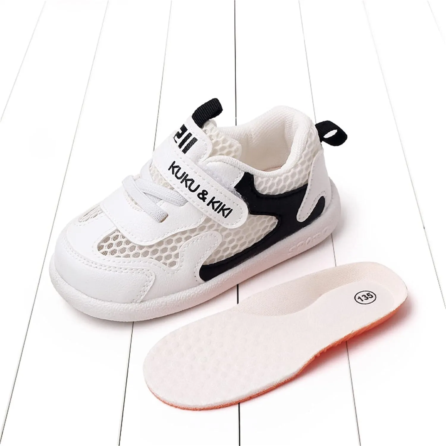 Baby Boys Girls Mesh Breathable Sneakers Non-Slip Soft Sole Lightweight Walking Shoes Toddler Sport Trainers