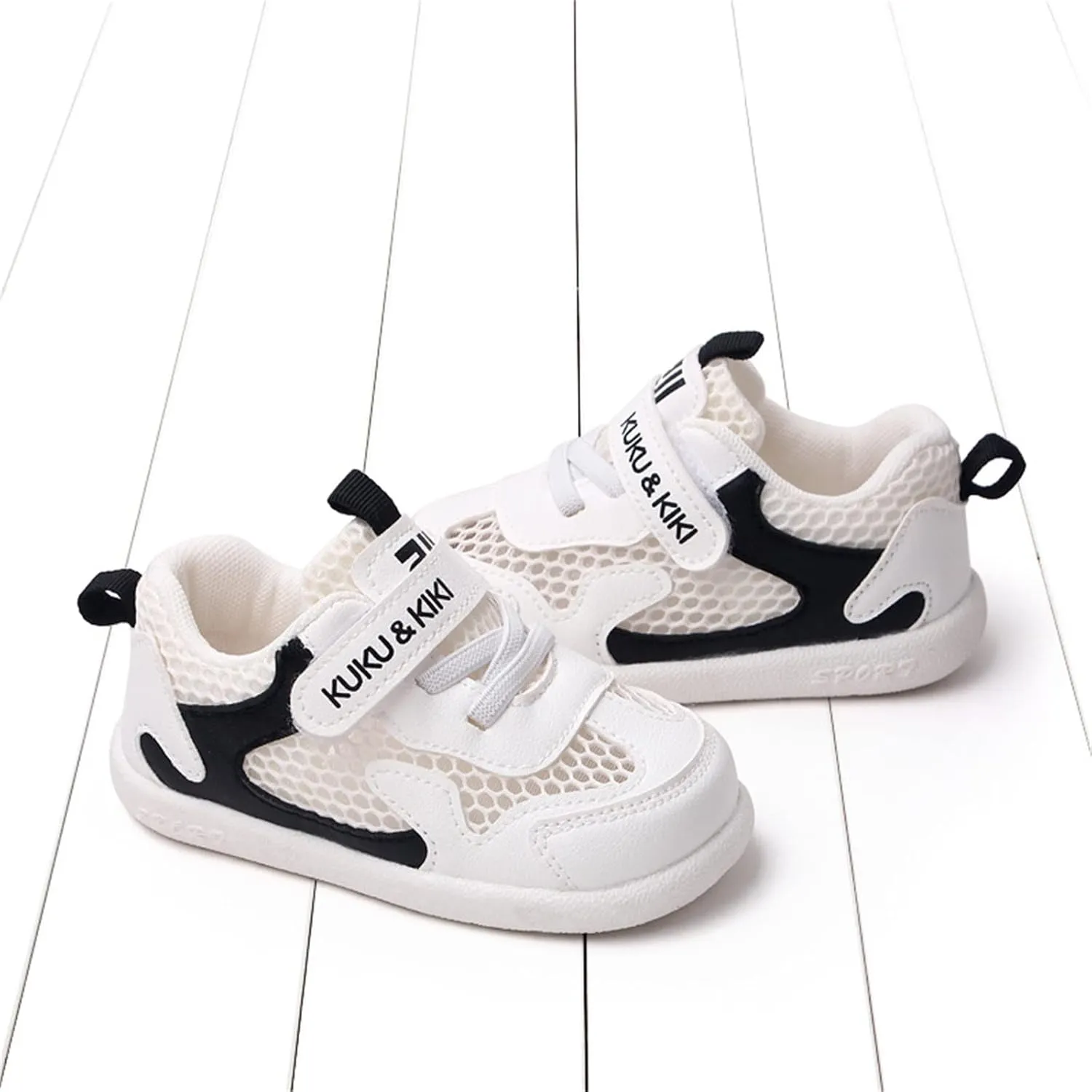 Baby Boys Girls Mesh Breathable Sneakers Non-Slip Soft Sole Lightweight Walking Shoes Toddler Sport Trainers
