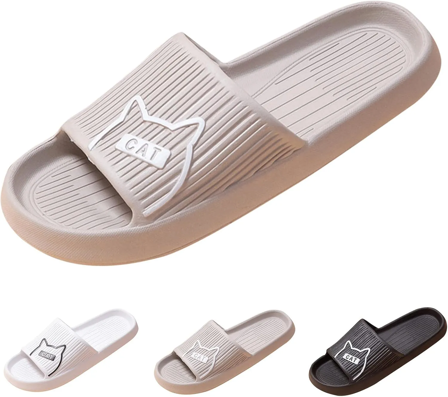 Bathroom Slippers Men Shower Shoes Women Mens Slippers Slides for Women Gym Indoor Outdoor Ultimate Comfort