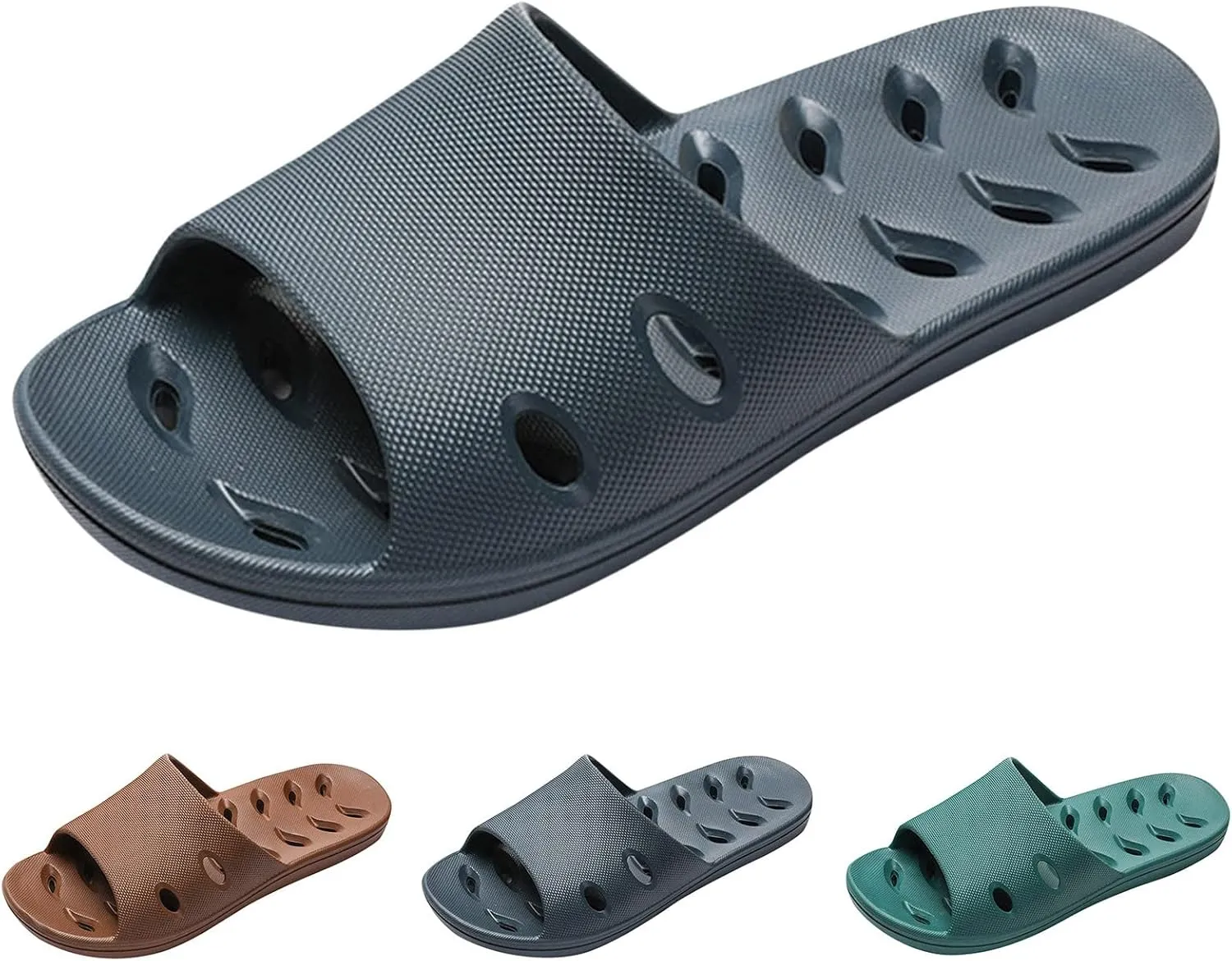 Bathroom Slippers Men Slides for Women Mens Slippers Womens Slides Lightweight Beach Bathroom