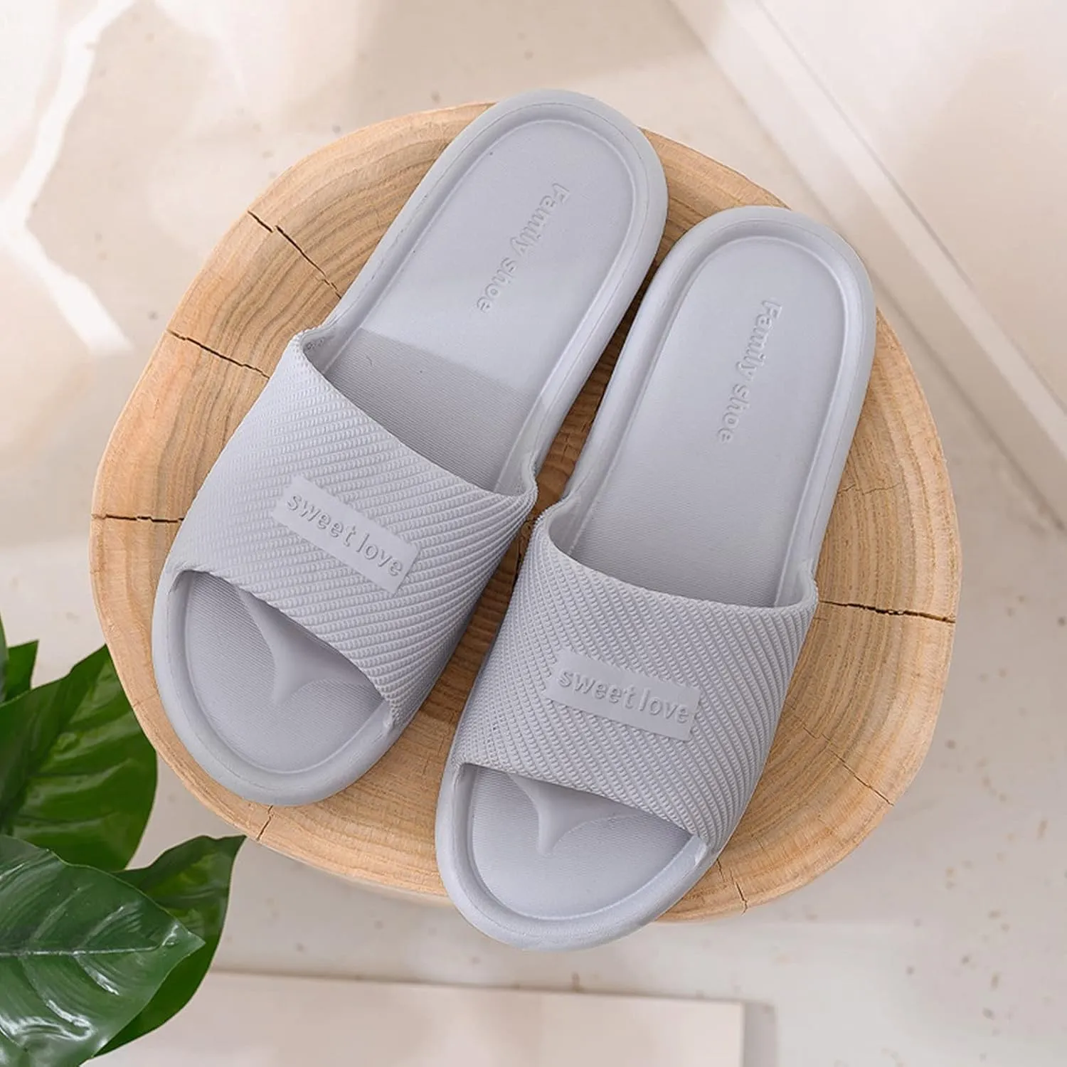Bathroom Slippers Men Womens Slides Slides for Men Shower Shoes Women Indoor Outdoor Beach Drainage Hole Slippers