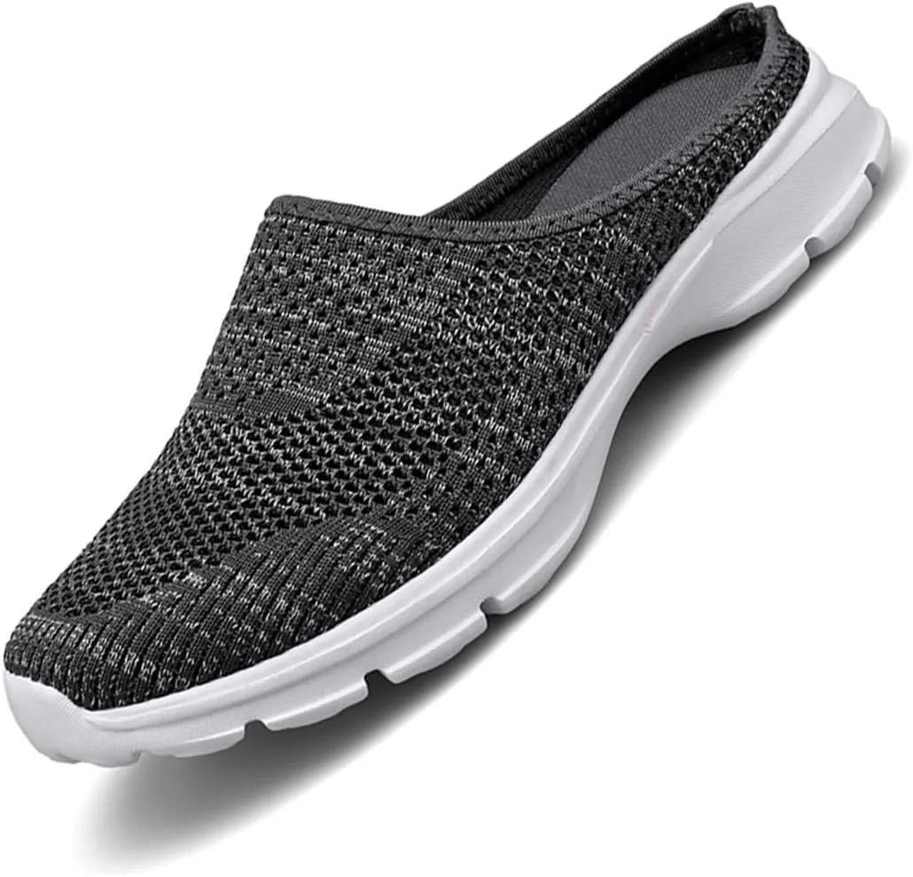 BIFINI Mens Slip On Mule Sneakers Breathable Indoor Outdoor Slippers
