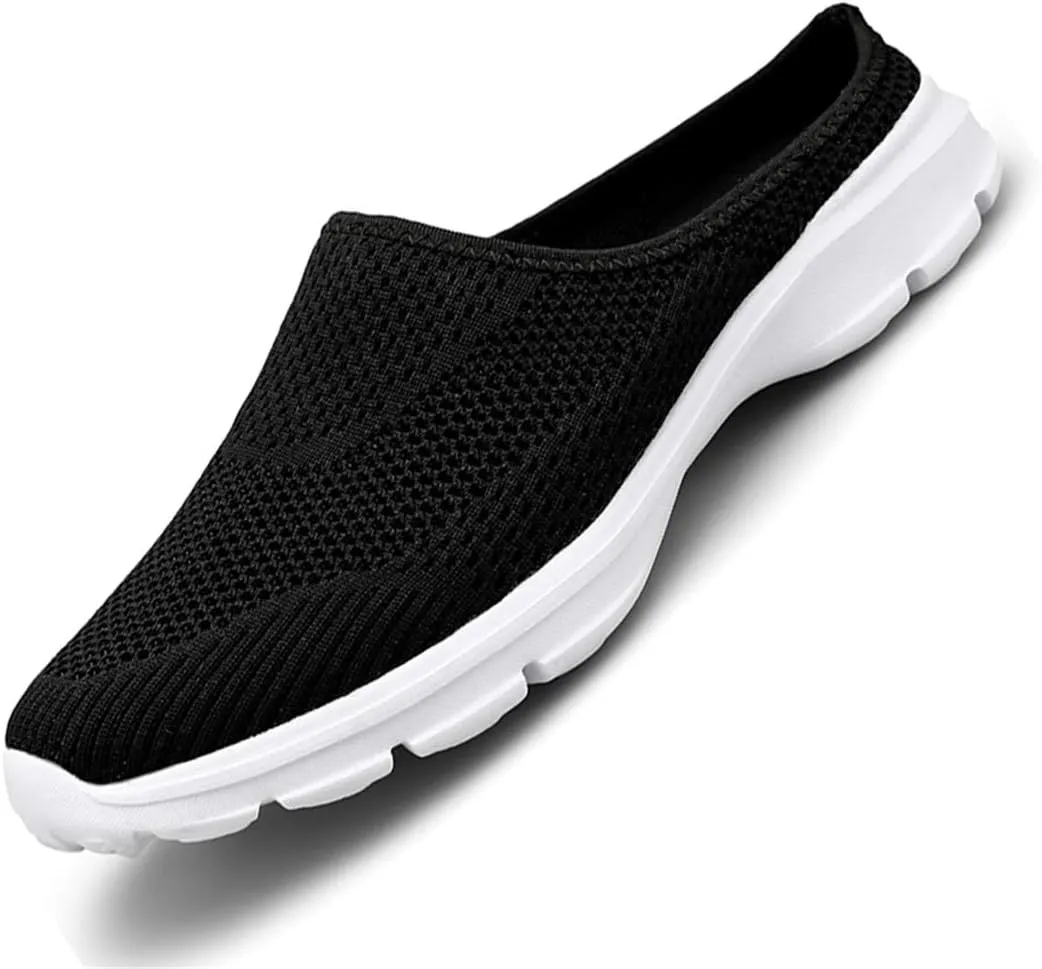 BIFINI Mens Slip On Mule Sneakers Breathable Indoor Outdoor Slippers