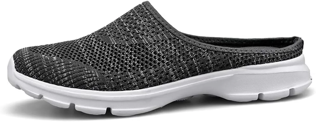 BIFINI Mens Slip On Mule Sneakers Breathable Indoor Outdoor Slippers