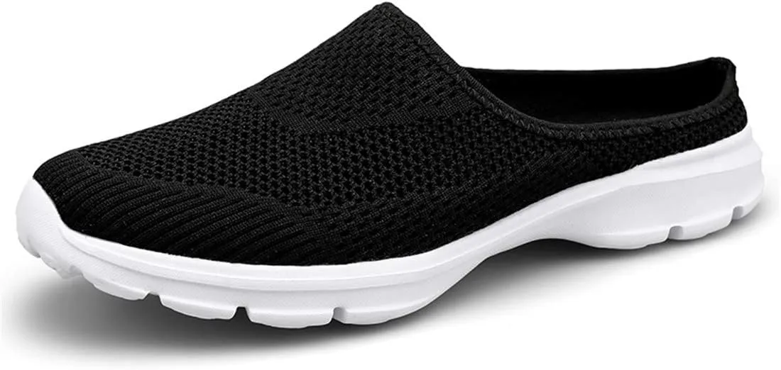 BIFINI Mens Slip On Mule Sneakers Breathable Indoor Outdoor Slippers