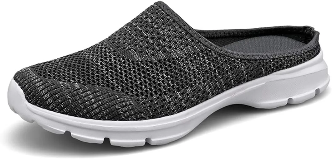 BIFINI Mens Slip On Mule Sneakers Breathable Indoor Outdoor Slippers