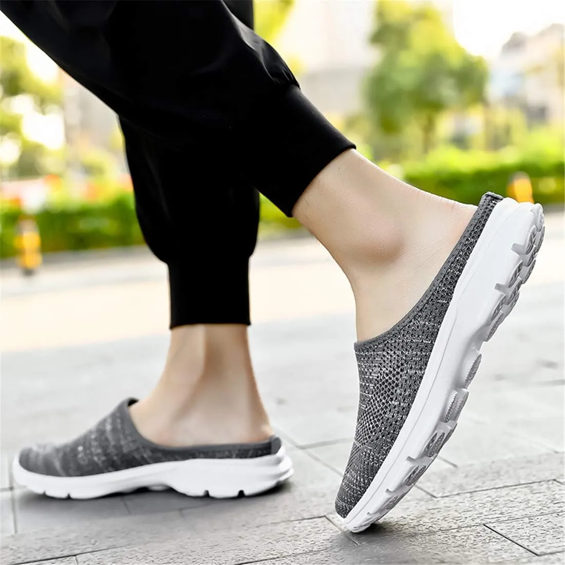 BIFINI Mens Slip On Mule Sneakers Breathable Indoor Outdoor Slippers