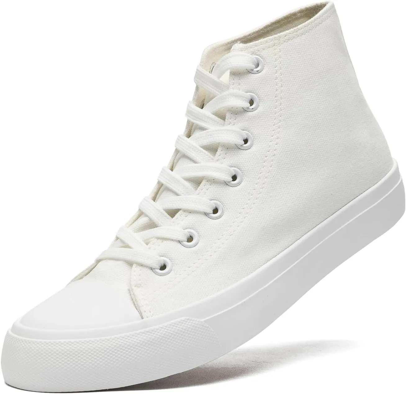 Canvas High Top Sneakers for Women Men Classic Lace Up Canvas Shoes Womens Mens Fashion High Top Sneakers Casual Tennis Walking Shoes