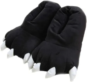 Cartoon animal claw shoes home warm shoes neutral soft plush home slippers claw shoes