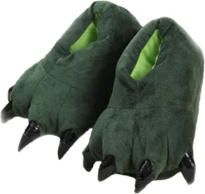 Cartoon animal claw shoes home warm shoes neutral soft plush home slippers claw shoes