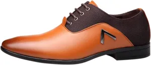Casual Plain Toe Oxfords Men Classic Retro Oxfords Non Slip Low Heel Dress Derby Shoes Men Business Formal Shoes Matte Leather Dress Shoe Comfortable Work Office Shoe Elegant Suit Footwear