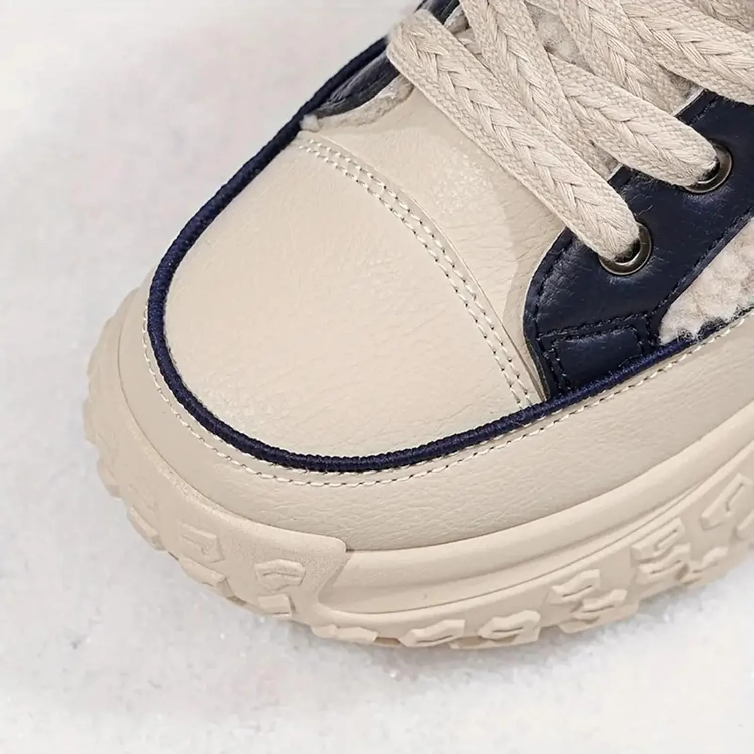 Chunky Sneakers Platform for Women Trendy,Wide Width Canvas Platform Shoes for Women,High Top Lace Up Platform Sneakers for Women Fashion Casual Velvet Warm Slip Ons Walking Sneakers