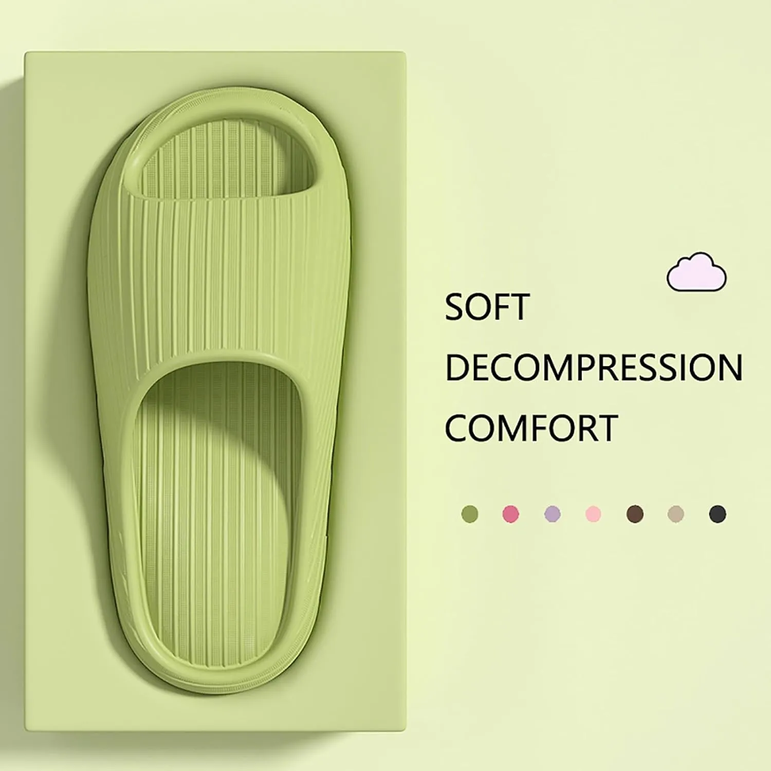 Cloud Slippers for Men Slides for Women Mens Slippers Shower Shoes Women Ultimate Comfort Quick Drying Beach