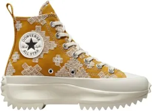 Converse Men's Run Star Hike High Top Sneakers Gold/Egret Sz 5