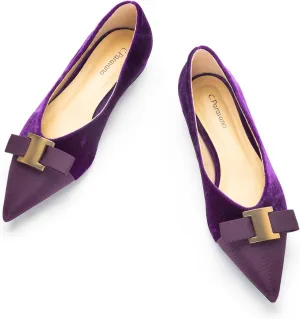 C.Paravano Women’s Flats I Flat for Women Leather I Pointed Toe Flats I Ballet Flats for Women I Slip on Dressy Flats