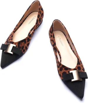 C.Paravano Womens Flats I Flat for Women Leather I Pointed Toe Flats I Ballet Flats for Women I Slip on Dressy Flats