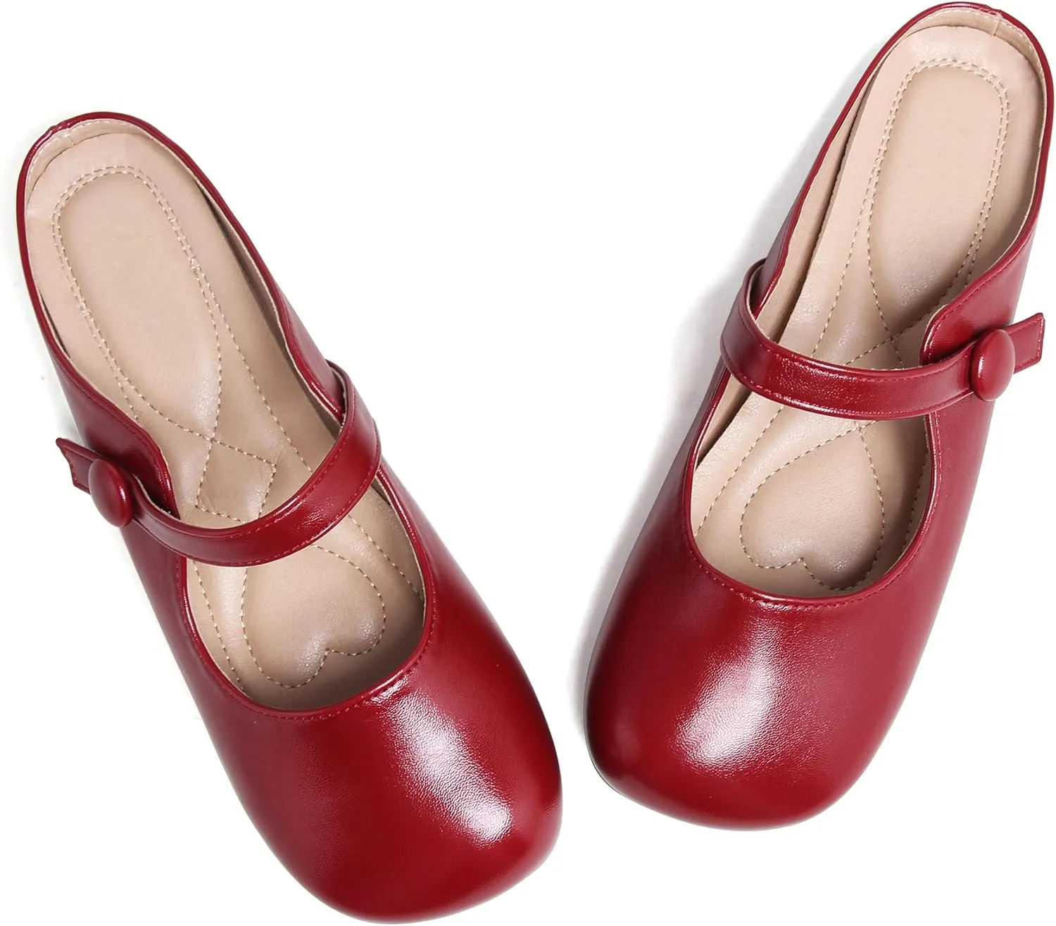 Dear Time Women's Comfortable Flats Mary Jane Shoes Soft Ballets Slip On Shoes Casual
