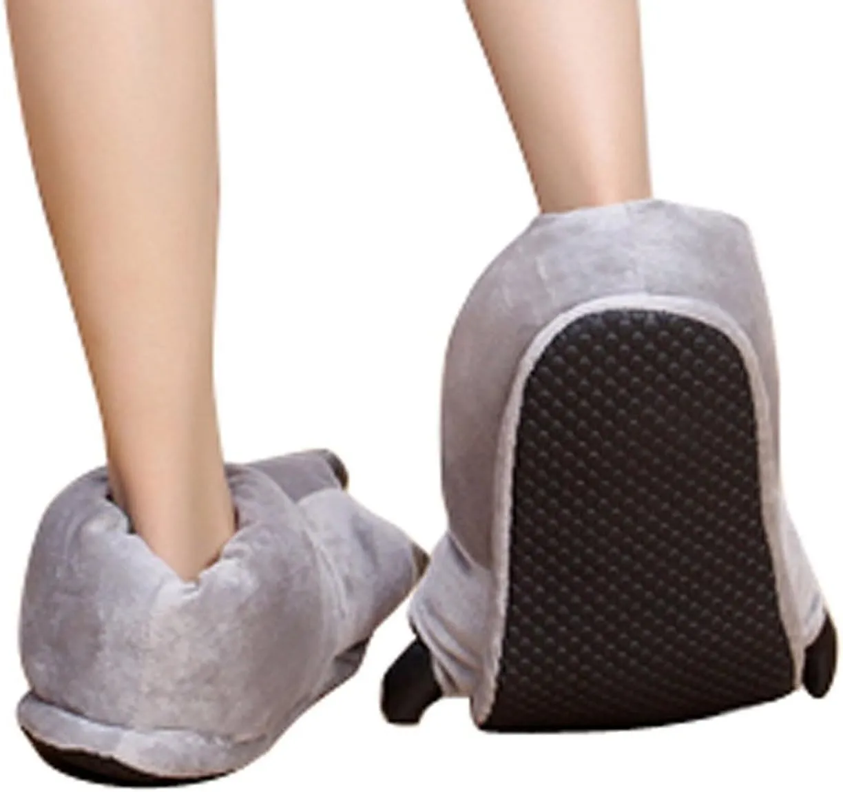 FashionFits Unisex Soft Plush Home Slippers Animal Costume Paw Claw Shoes