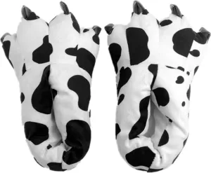 FashionFits Unisex Soft Plush Home Slippers Animal Costume Paw Claw Shoes