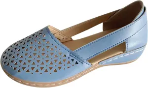 Flats for Womens Comfortable Womens Dress Shoes Foldable Ballet Flats for Women Elastic Ankle Straps Flats Shoes