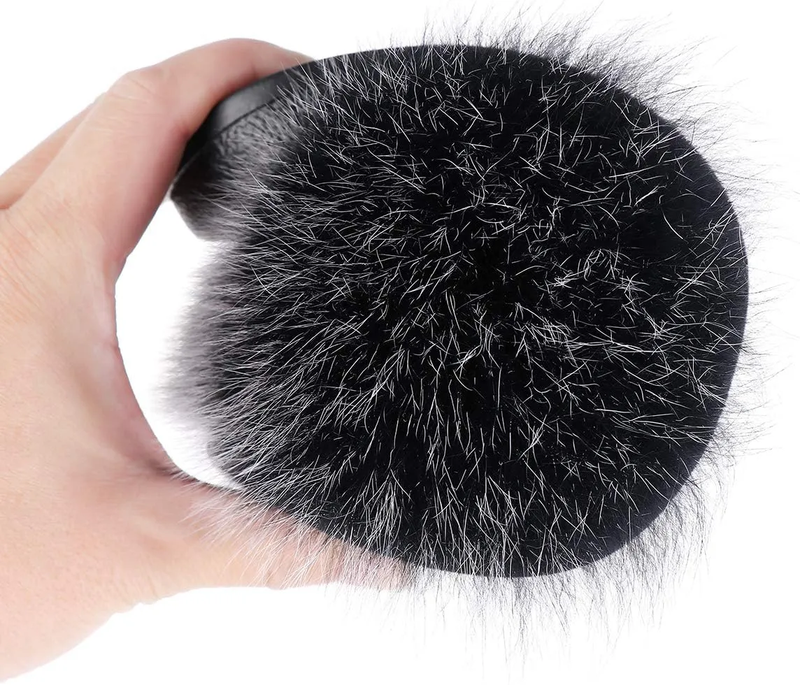 FOLOBE Women Fuzzy Slides Fur Feather Sandals Fur Slips Fur Slippers Fluffy Slides Outdoor House Slides Shoes Fuzzy Slippers Fluffy Sandals slip on fur slippers