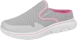 FUNCOS Women's Open Back Slip-On House Slippers, Summer Lightweight Indoor/Outdoor Slippers