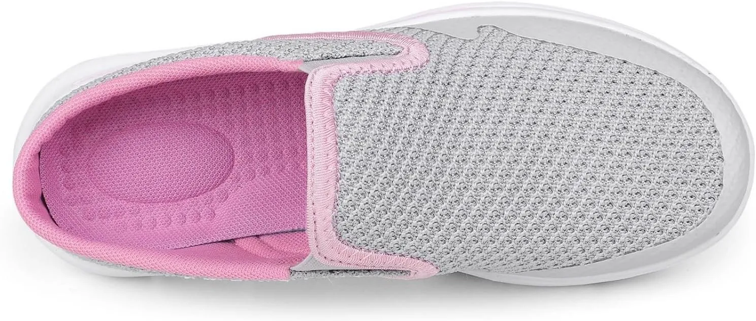 FUNCOS Women's Open Back Slip-On House Slippers, Summer Lightweight Indoor/Outdoor Slippers