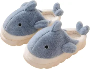 Gaolinci Cartoon Giraffe Cotton Slippers, Winter Indoor Outdoor Slippers for Women
