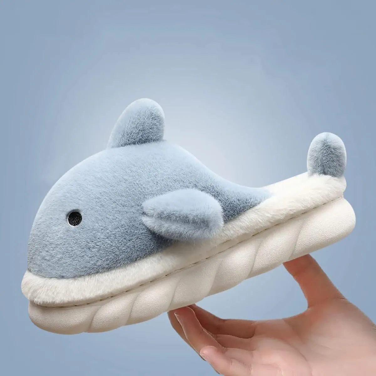 Gaolinci Cartoon Giraffe Cotton Slippers, Winter Indoor Outdoor Slippers for Women