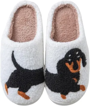 Gaolinci Funny Cat Cotton Slippers, Cute Cat Butt Home Slippers for Women