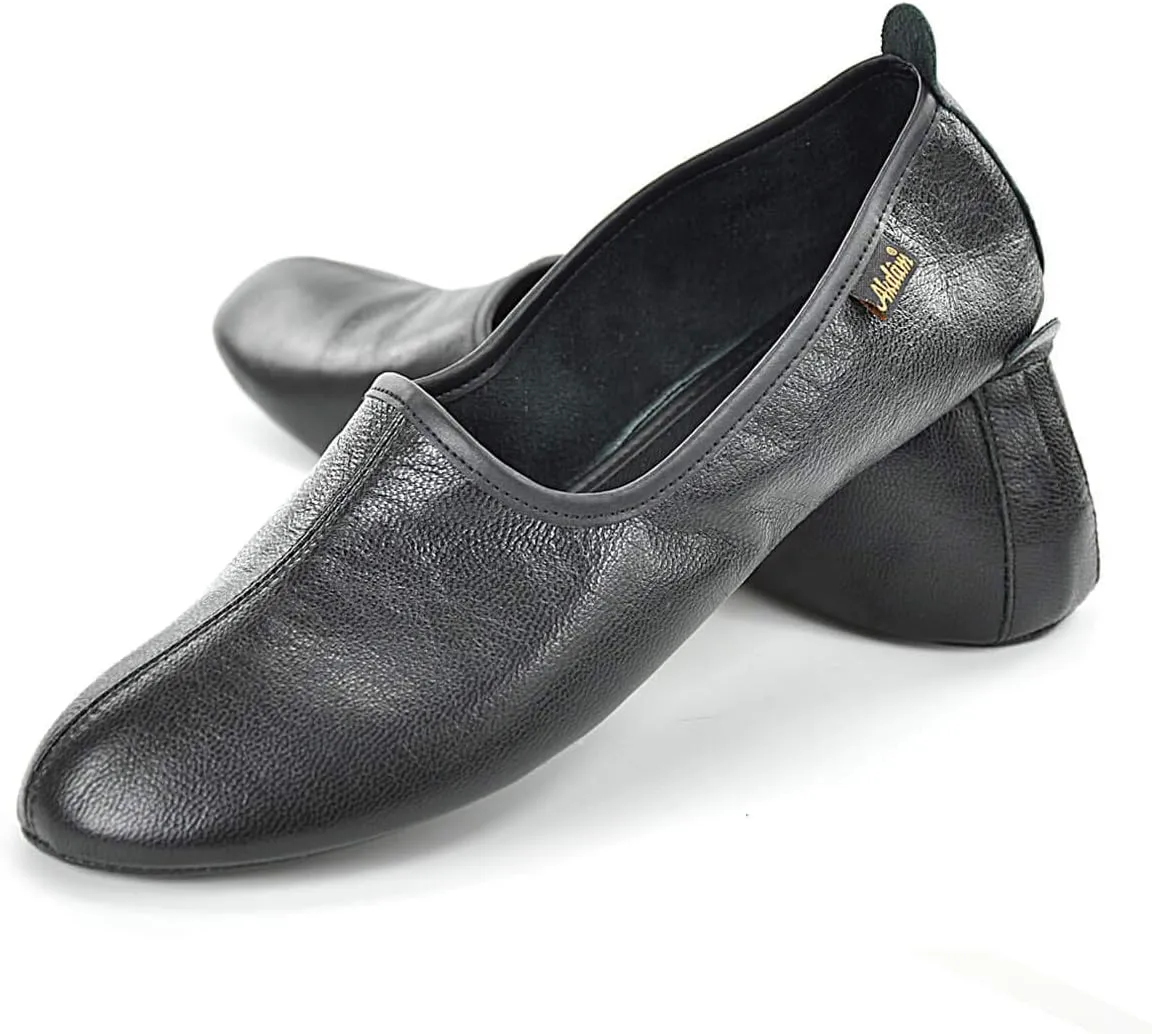 Genuine Halal Leather Handmade Shoes for Tawaf and Umrah or Home, Slippers, Islam Mest