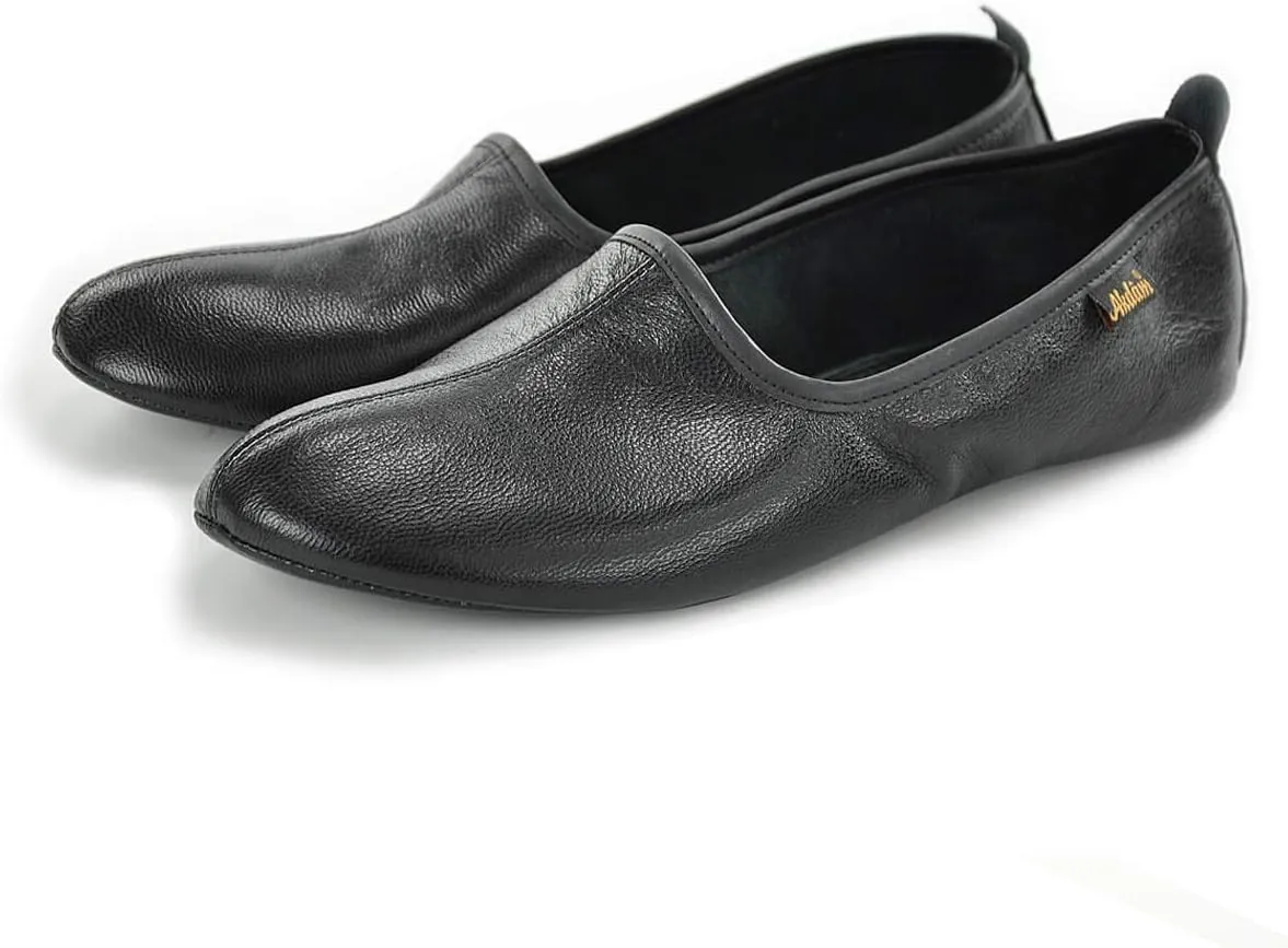 Genuine Halal Leather Handmade Shoes for Tawaf and Umrah or Home, Slippers, Islam Mest