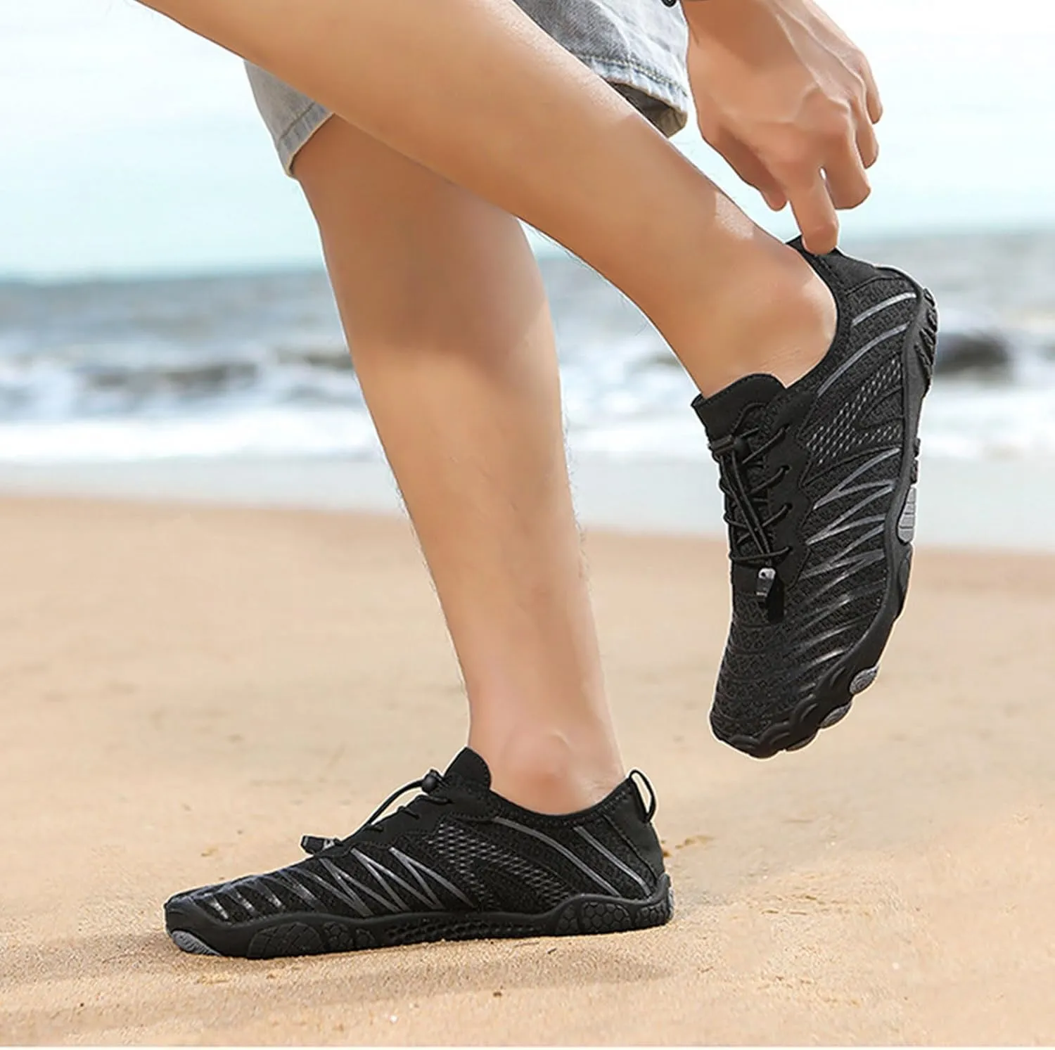 Hike Barefoot Quick Dry Wide Toe Box Non Slip Lightweight Aqua Water Shoes for Women Beach Swim Pool Hiking Walking Kayaking Diving Surfing Athletic Unisex Footwear