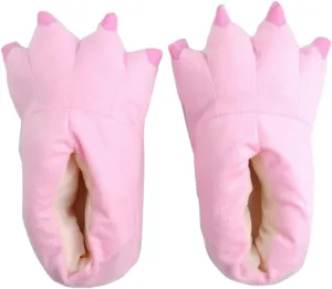 Honeystore Unisex Soft Plush Home Slippers Animal Costume Paw Claw Shoes