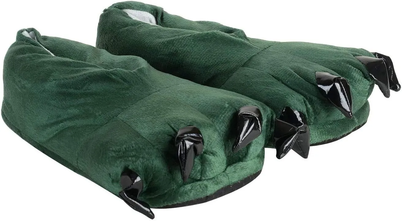 Honeystore Unisex Soft Plush Home Slippers Animal Costume Paw Claw Shoes