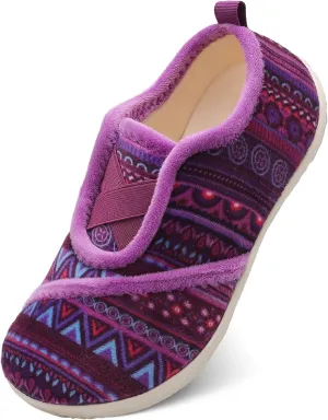 JIASUQI Womens Slippers Fuzzy Slip-on House Shoes Indoor Outdoor Slippers for Women