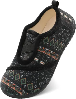 JIASUQI Womens Slippers Fuzzy Slip-on House Shoes Indoor Outdoor Slippers for Women