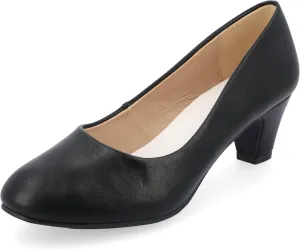 Journee Collection Womens Solid Block Heels