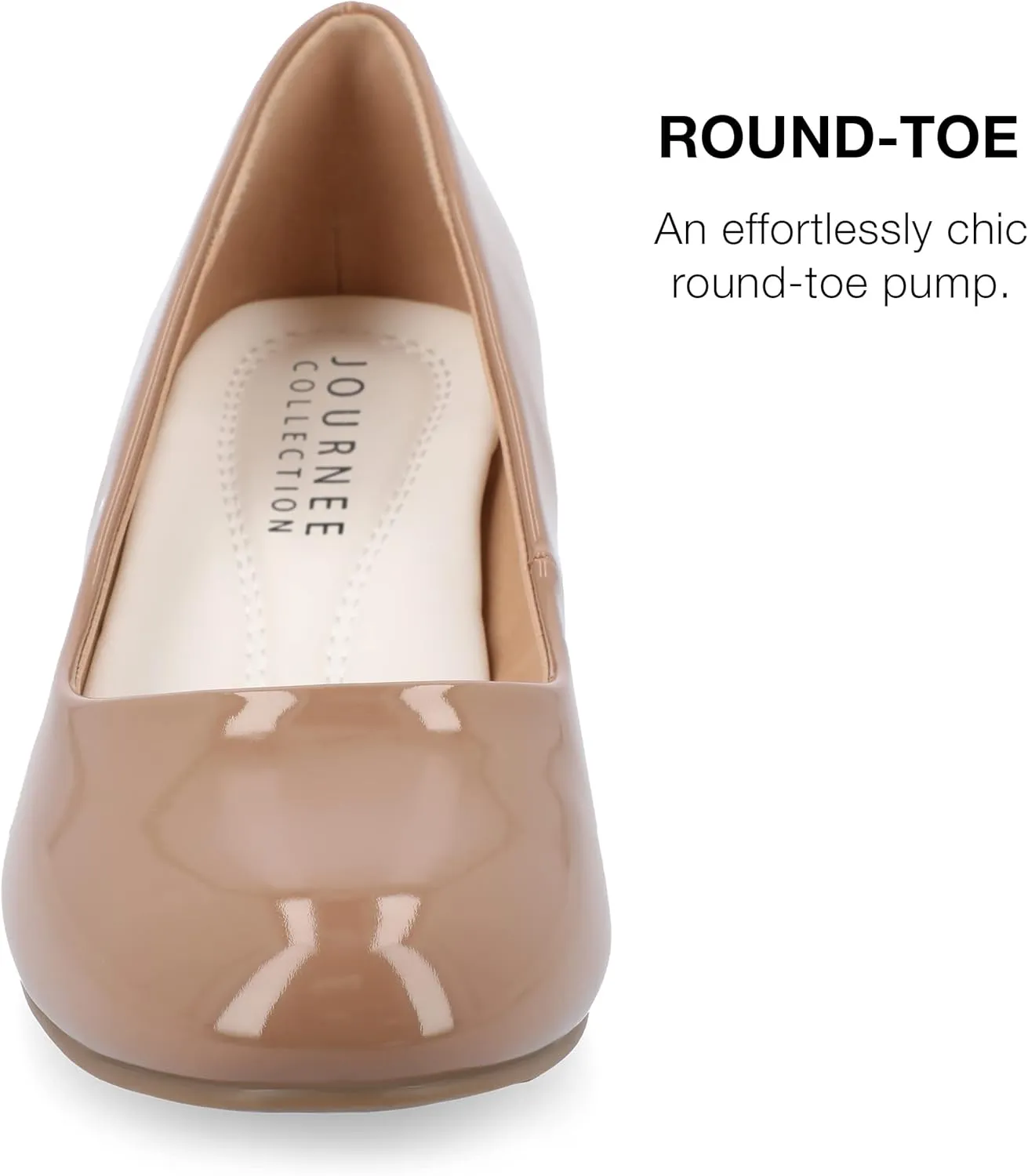 Journee Collection Womens Solid Block Heels