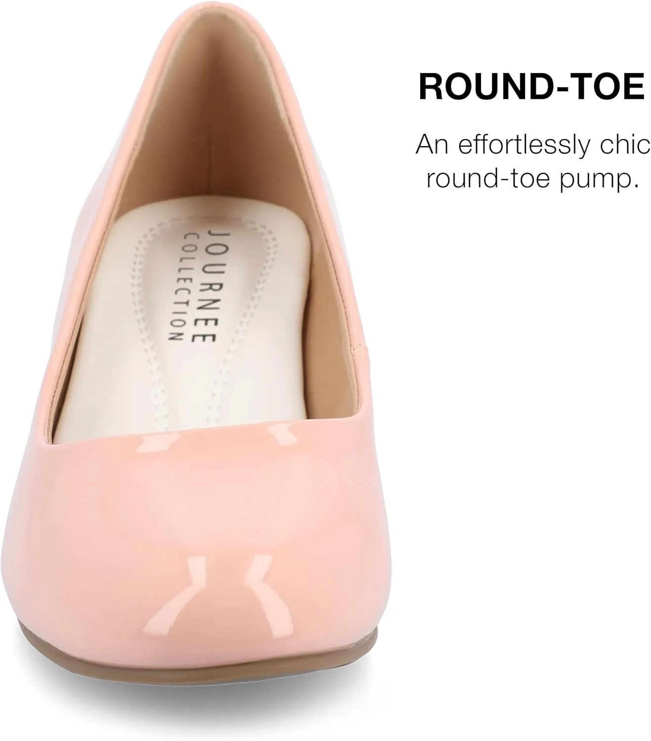 Journee Collection Womens Solid Block Heels
