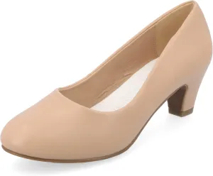 Journee Collection Womens Solid Block Heels