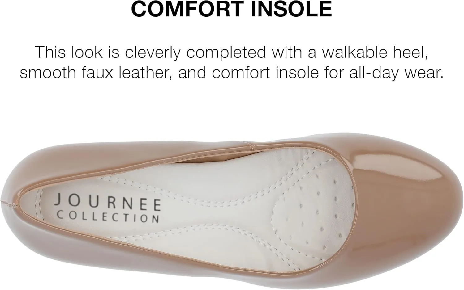 Journee Collection Womens Solid Block Heels